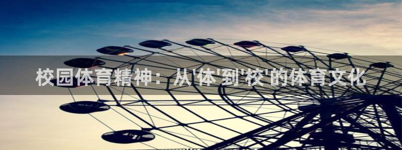 vsport体育：校园体育精神：从\'体\'到\'校\'的体育文化